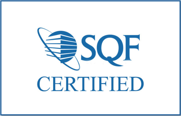 SQF Level 3 Certified Facility